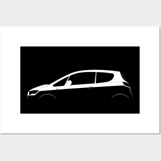 Mitsubishi Colt (C30) Silhouette Posters and Art